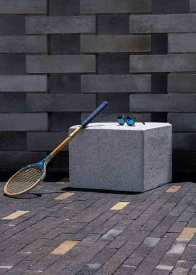 Banca de concreto Tipo Cubo